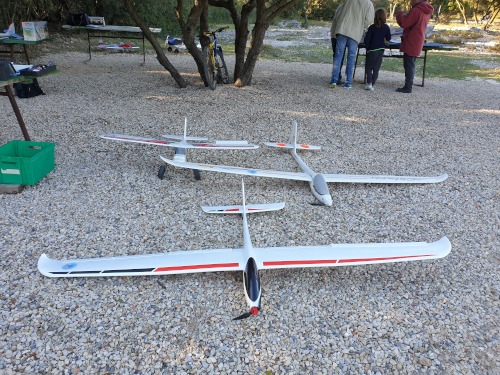 Avions et planeurs sur notre terrain